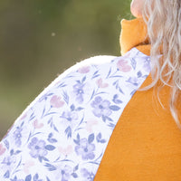 IN STOCK Zoey ZipCowl - Mustard and Harvest Floral FINAL SALE