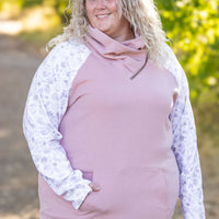 IN STOCK Zoey ZipCowl - Pink and Blush Floral