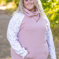 IN STOCK Zoey ZipCowl - Pink and Blush Floral