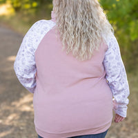 IN STOCK Zoey ZipCowl - Pink and Blush Floral