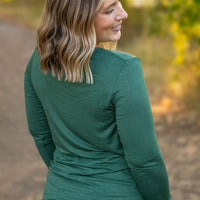 IN STOCK Larissa Long Sleeve - Evergreen