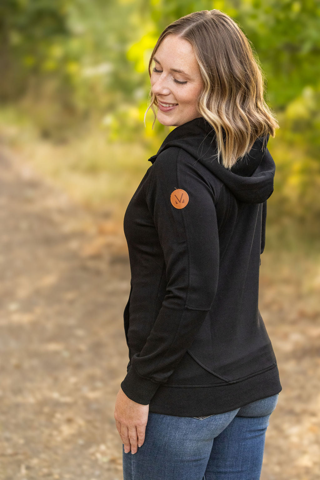 IN STOCK Scuba HalfZip Hoodie - Black