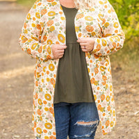 IN STOCK Classic Cardigan - Fall Boho Floral FINAL SALE