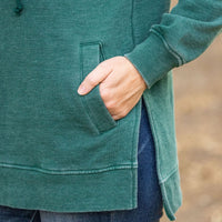 IN STOCK Vintage Wash Hoodie - Hunter Green