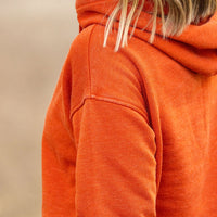 IN STOCK Vintage Wash Hoodie - Rust FINAL SALE