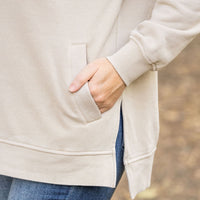 IN STOCK Vintage Wash Hoodie - Beige