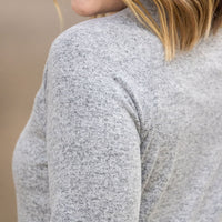 IN STOCK Hannah Pocket Pullover - Grey