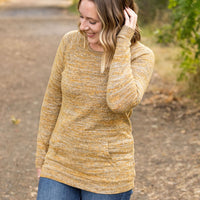 IN STOCK Hannah Pocket Pullover - Mustard FINAL SALE