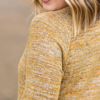 IN STOCK Hannah Pocket Pullover - Mustard FINAL SALE