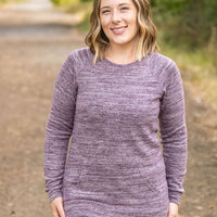 IN STOCK Hannah Pocket Pullover - Purple