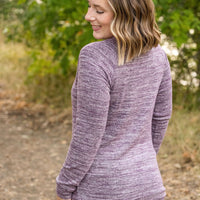 IN STOCK Hannah Pocket Pullover - Purple