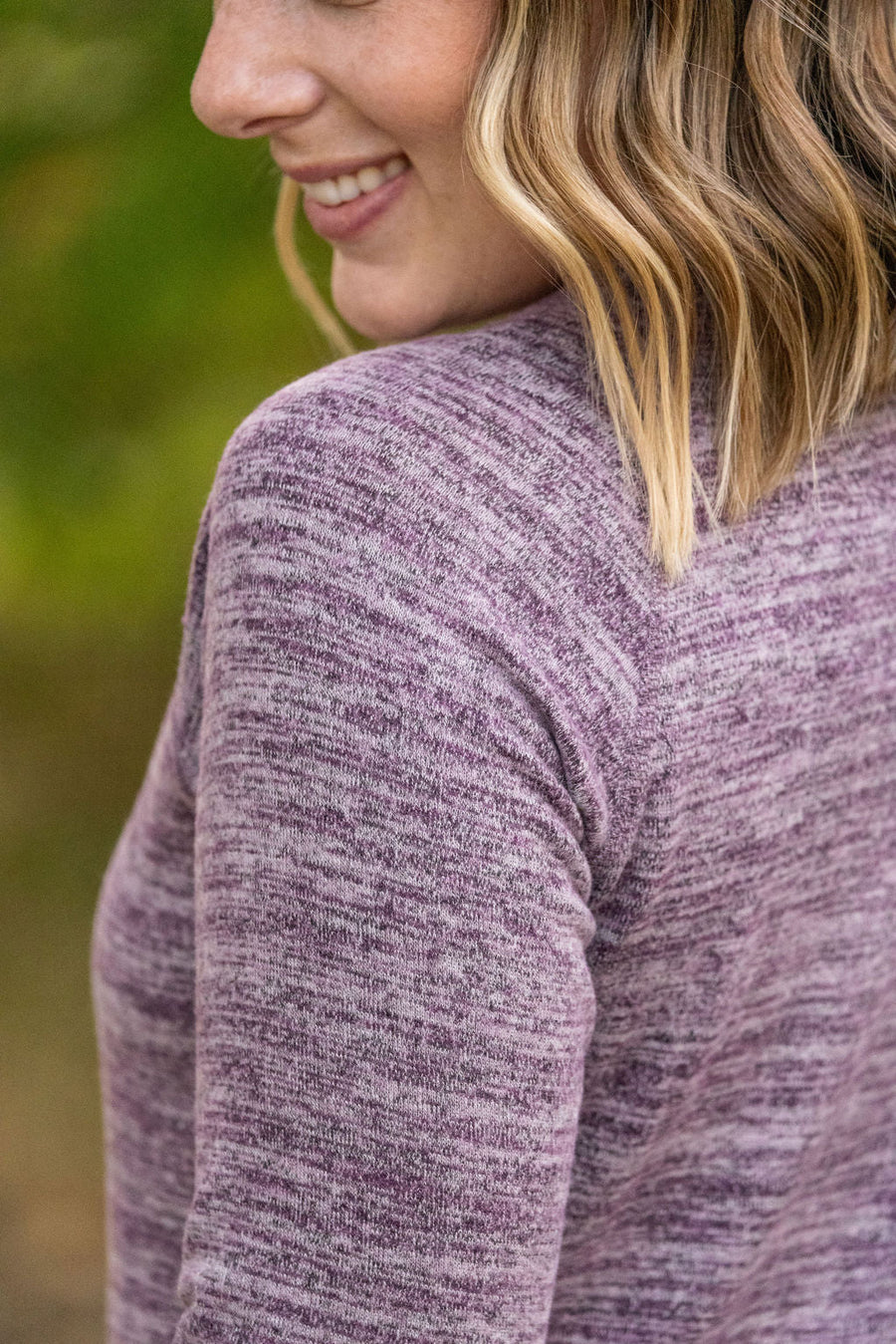 IN STOCK Hannah Pocket Pullover - Purple