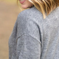 IN STOCK Molly Sweater - Grey FINAL SALE