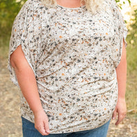 IN STOCK Darcy Dolman - Tan Micro Floral