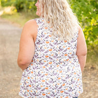 IN STOCK Renee Ruffle Tank - Harvest Floral FINAL SALE