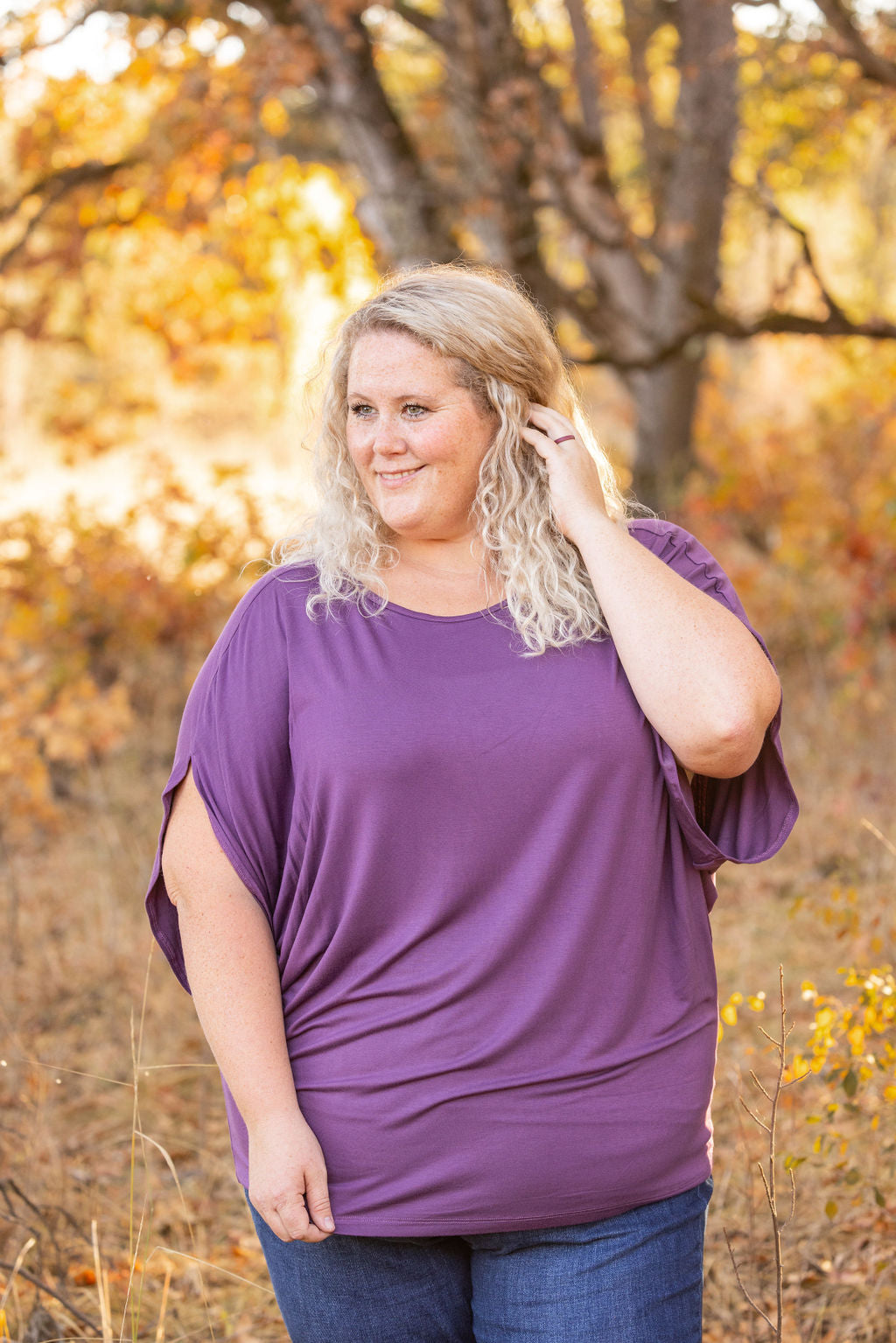 IN STOCK Darcy Dolman - Dark Purple | Women&