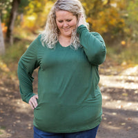 IN STOCK Larissa Long Sleeve - Evergreen