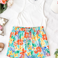 IN STOCK Sienna Skort - Tropical Floral Mix