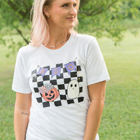 Boo Checkered Tee