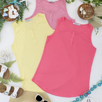 IN STOCK Alison Henley Tank - Yellow FINAL SALE