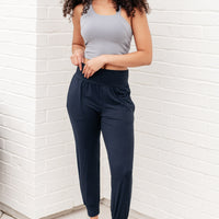 Always Accelerating Joggers in Nocturnal Navy