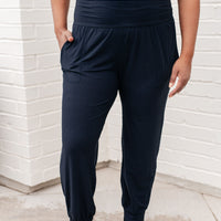 Always Accelerating Joggers in Nocturnal Navy