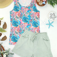 IN STOCK Ava Tank - Tropical Palm