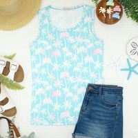 IN STOCK Ava Tank - Aqua Palm