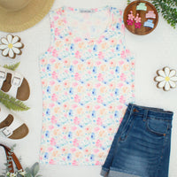 IN STOCK Ava Tank - Petal Gardens