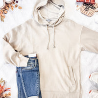 IN STOCK Vintage Wash Hoodie - Beige