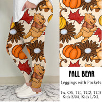 Fall Bear Leggings/Joggers | Run Ends 7/28| ETA 42 days