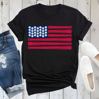 Baseball Flag Graphic Tee