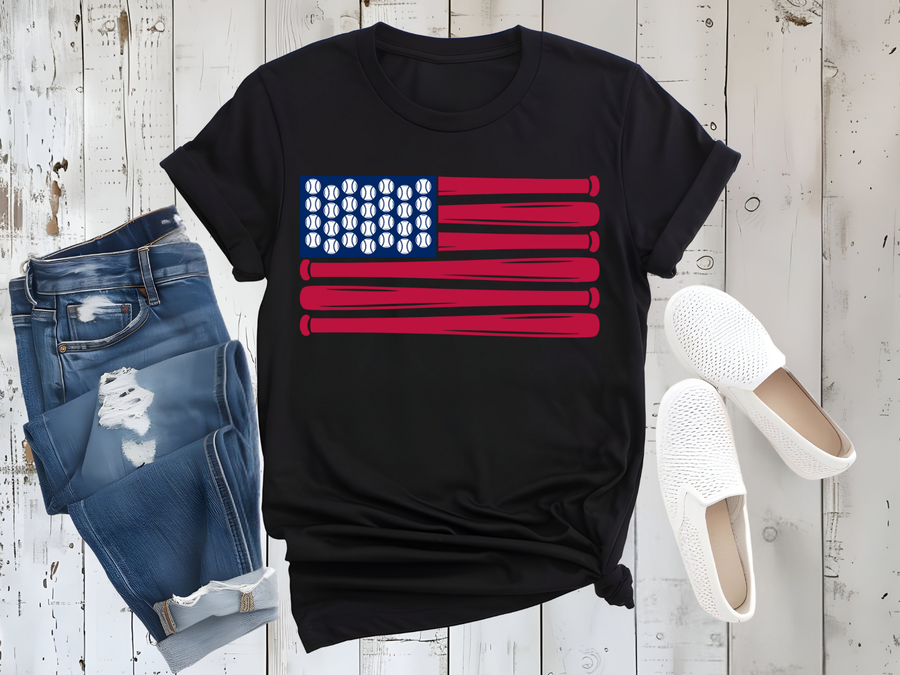 Baseball Flag Graphic Tee