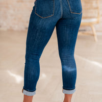 Bette Mid Rise Vintage Cuffed Skinny Capri