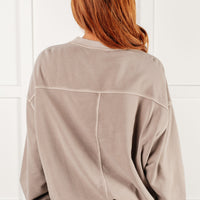 Beyond the Basics Pullover in Ash Mocha