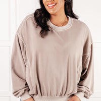 Beyond the Basics Pullover in Ash Mocha