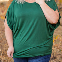 IN STOCK Darcy Dolman Top - Forest Green | Women's Flowy Top