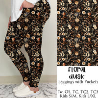 Floral Dusk Leggings/Joggers | Run ends 6/30 | ETA 42 Days