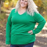 IN STOCK Leah Long Sleeve Top - Green