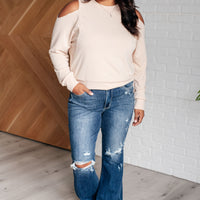 Carefully Crafted Cold Shoulder Blouse