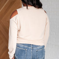 Carefully Crafted Cold Shoulder Blouse