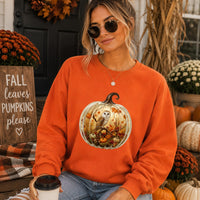 Cozy Pumpkin Fall Brown Owl