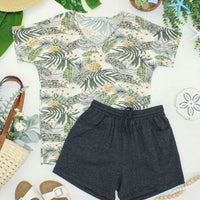 IN STOCK Chloe Cozy Top - Pineapple Leaf