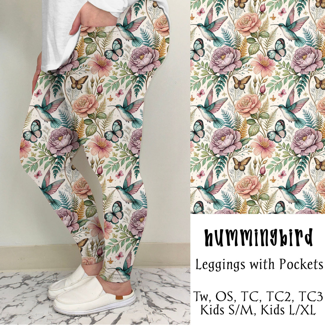Hummingbird Leggings | Run Ends 2/24 | ETA 42 Days