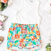 IN STOCK Sienna Skort - Tropical Floral Mix