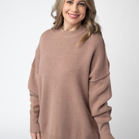 IN STOCK Aurora Cozy Sweater - Rose Gold