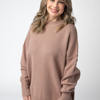 IN STOCK Aurora Cozy Sweater - Rose Gold