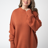 IN STOCK Aurora Cozy Sweater - Pumpkin Spice