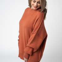 IN STOCK Aurora Cozy Sweater - Pumpkin Spice