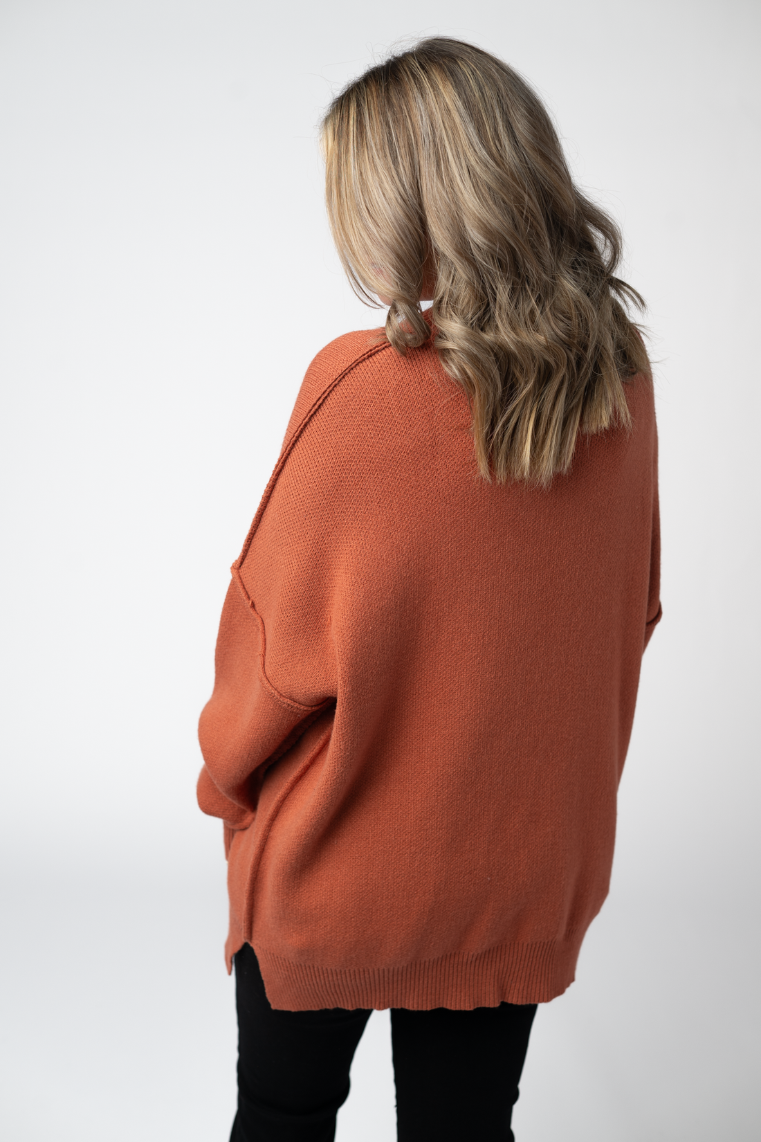IN STOCK Aurora Cozy Sweater - Pumpkin Spice